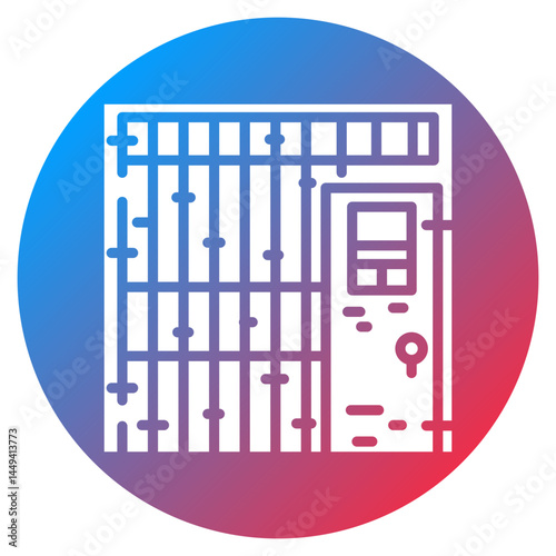 Jail Cell Vector Icon
