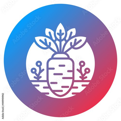 Root Vegetables Vector Icon