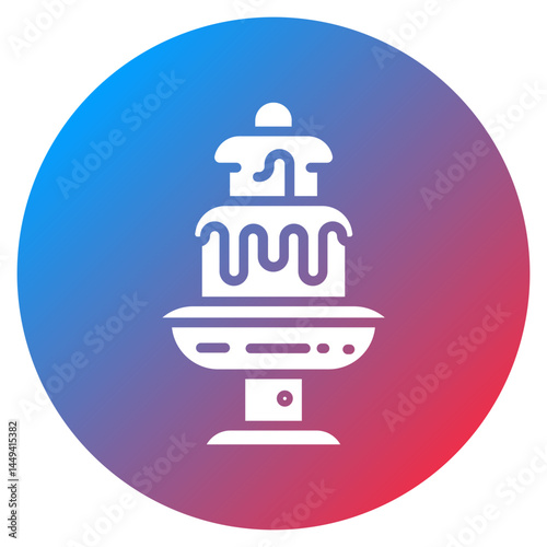 Chocolate Fountain Vector Icon
