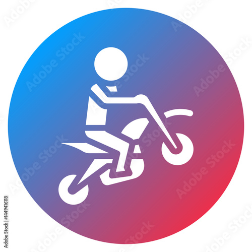 Stunt Performer Vector Icon