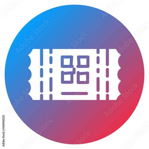 Ticket Stub Vector Icon