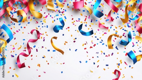Colorful confetti and streamers (1)