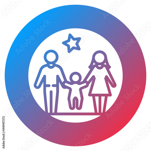 Family Gathering Vector Icon