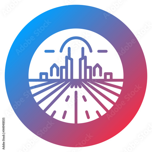 Highway Vector Icon
