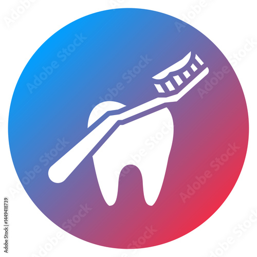 Teeth Whitening Vector Icon