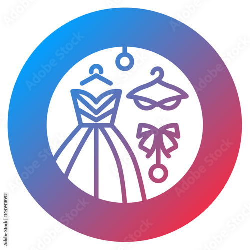 Bridal Accessories Vector Icon