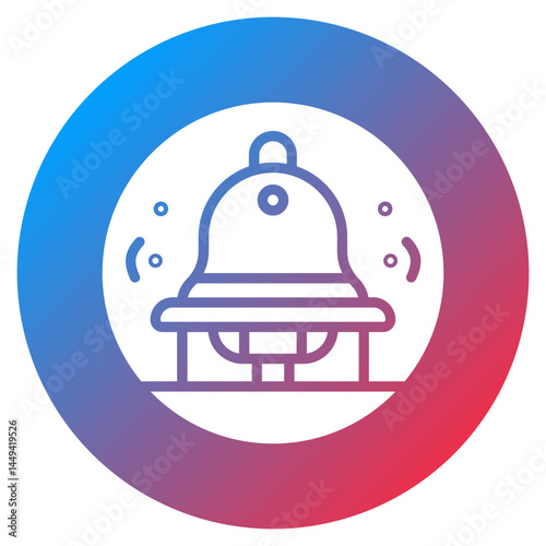 Fire Station Bell Vector Icon