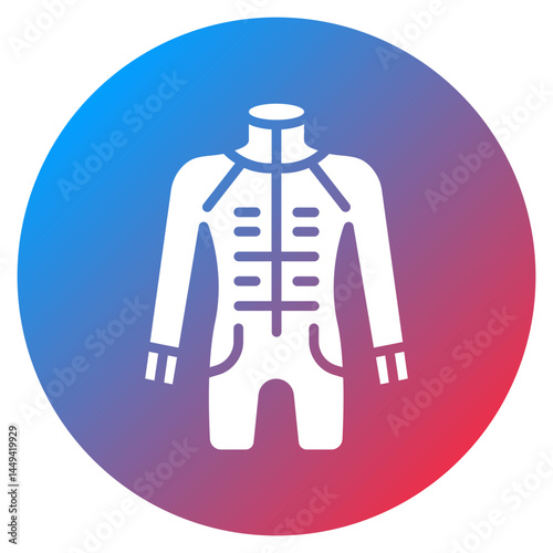 Thermal Heat Suit Vector Icon