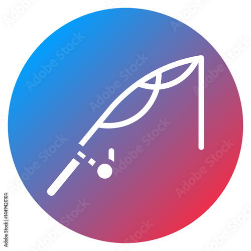 Fishing Rod Vector Icon
