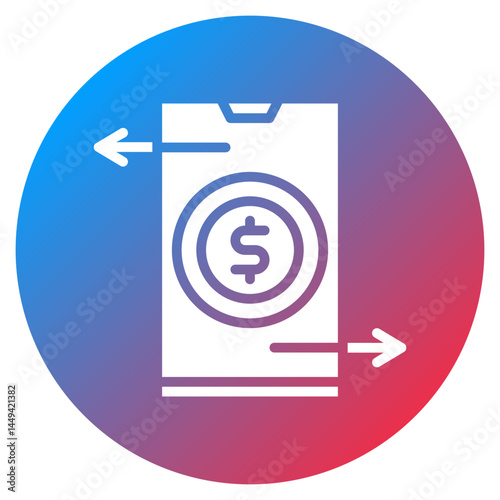 Fund Transfer Vector Icon