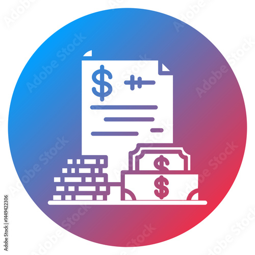 Tax Refund Vector Icon