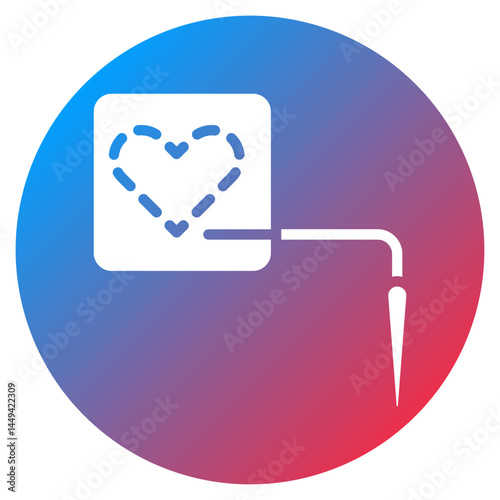 Applique Vector Icon