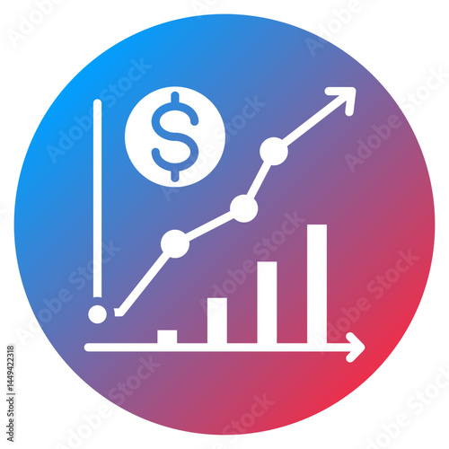 Revenue Forecast Vector Icon