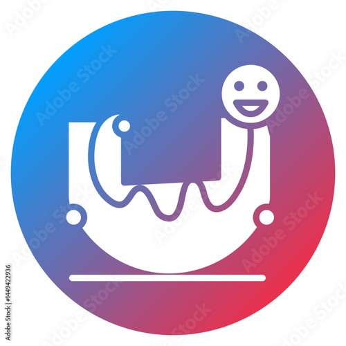 Emotional Rollercoaster Vector Icon