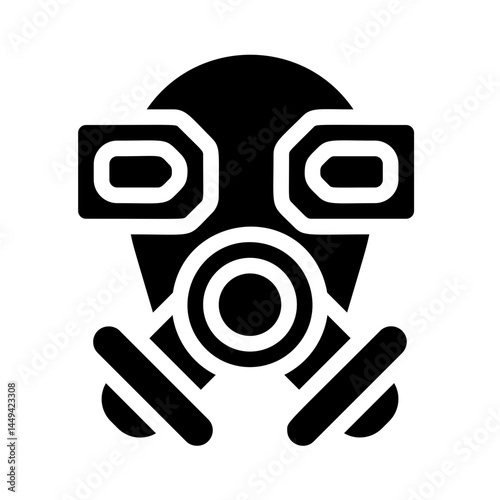 Gas Mask Solid Icon