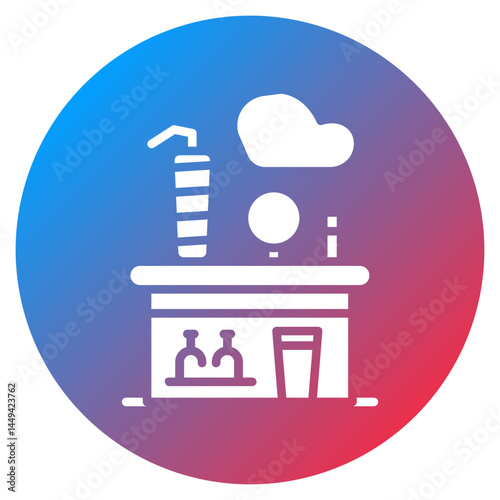 Mini Bar Vector Icon