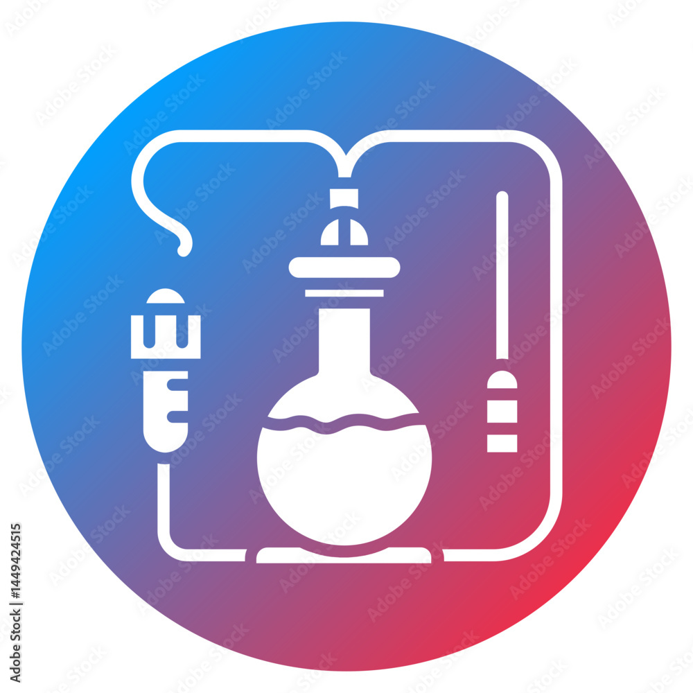 Obraz premium Sublimation Apparatus Vector Icon