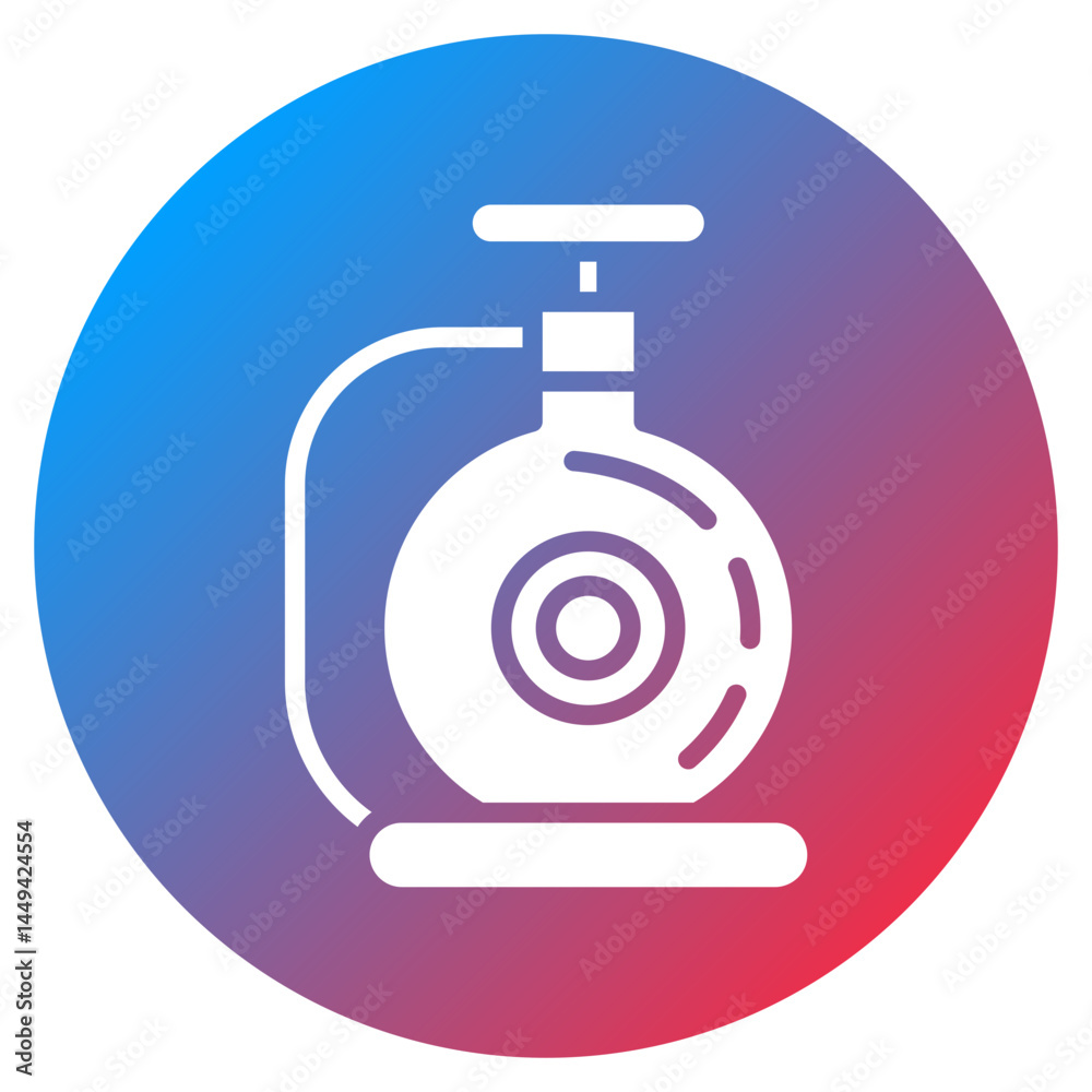 Obraz premium Vacuum Pump Vector Icon