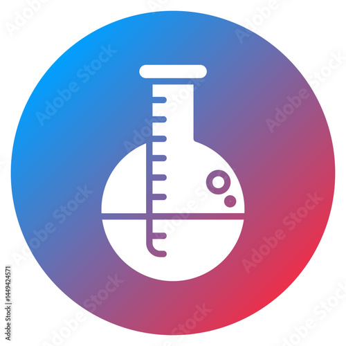 Volumetric Flask Vector Icon