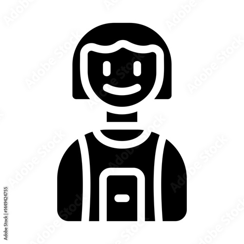 Joan of Arc Solid Icon