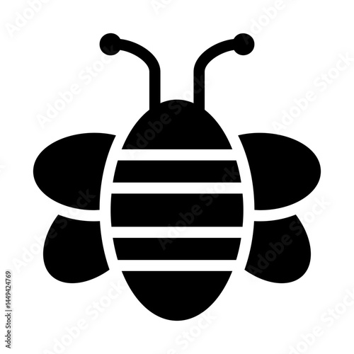 Honeybee Solid Icon