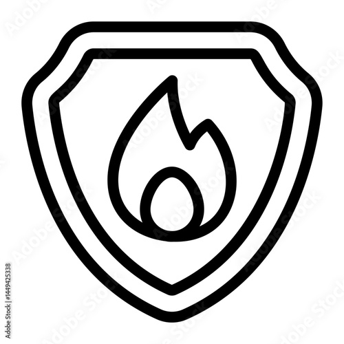 Shield Line Icon