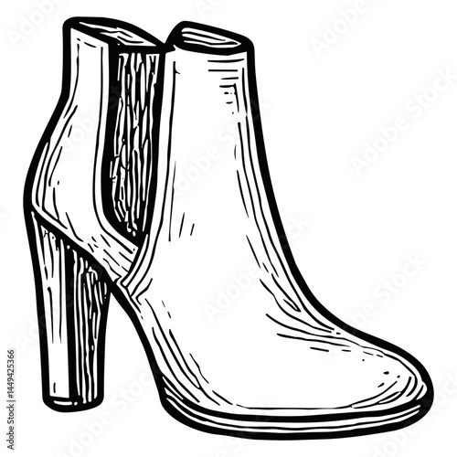 High heel boots