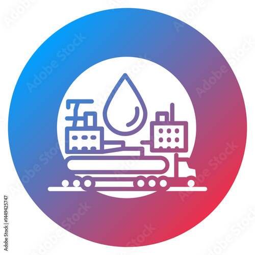 Petroleum Export Vector Icon