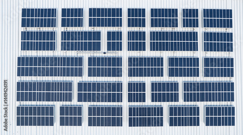 Solar Panel Installation on Building Facade for Renewable Energy Solutions