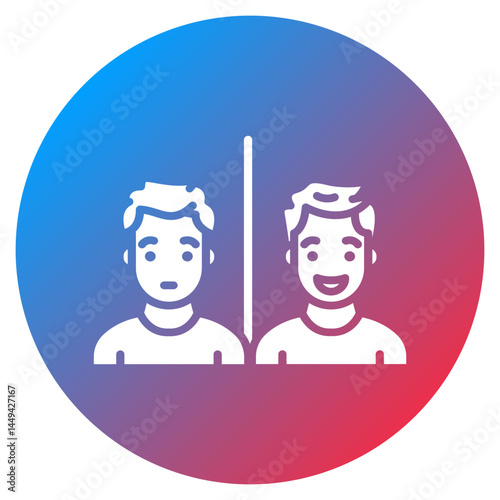 Before and After Photos Vector Icon