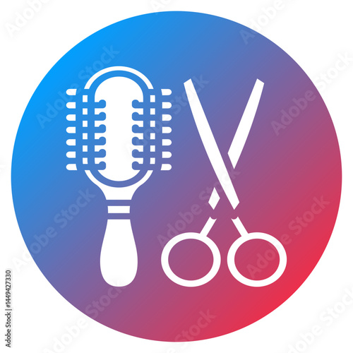 Hair Consultation Vector Icon