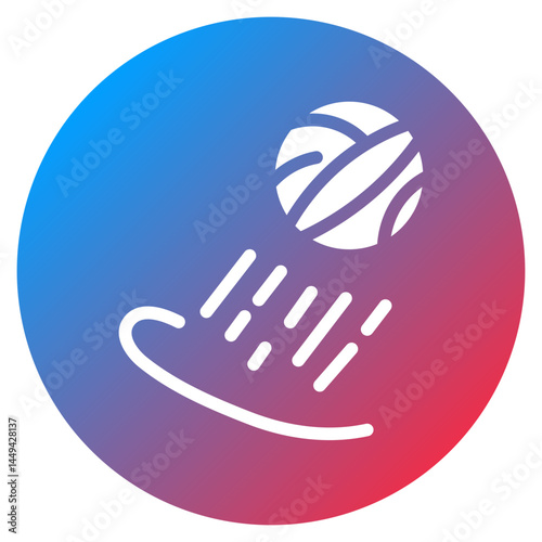 Ball Drop Vector Icon