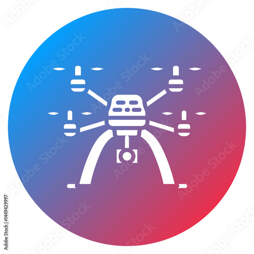 Border Patrol Drone Vector Icon