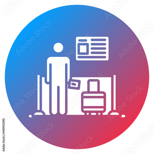 Immigration Detention Vector Icon
