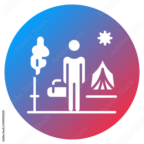 Refugee Application Vector Icon