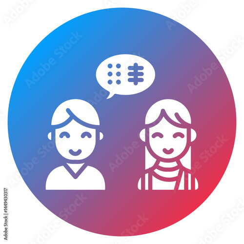 Language Barrier Vector Icon