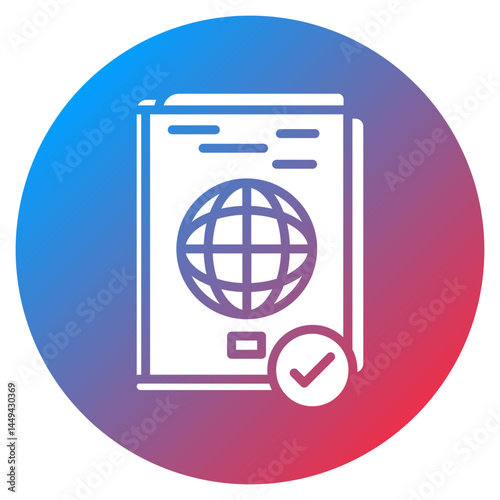 Visa Waiver Vector Icon