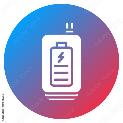 Portable Charger Vector Icon