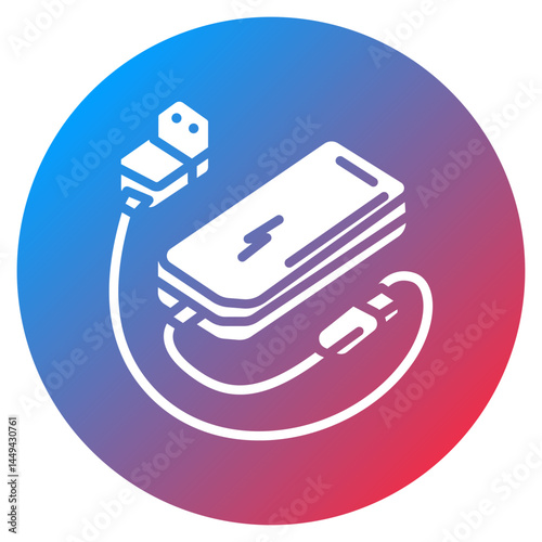 Power Bank Vector Icon