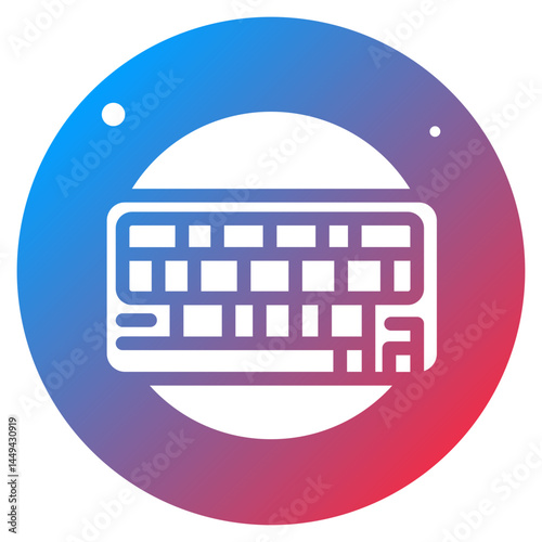 Virtual Keyboard Vector Icon