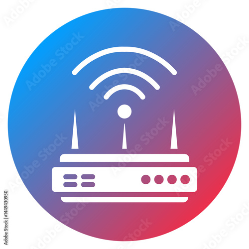 Wireless Access Point Vector Icon