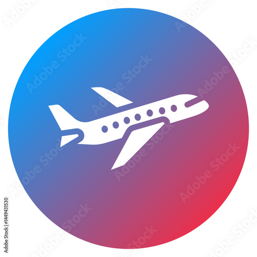 Supersonic Jet Vector Icon