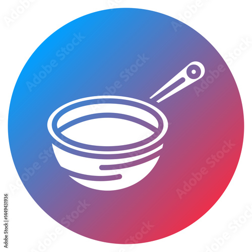 Gold Pan Vector Icon