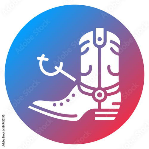 Western Spurs Vector Icon