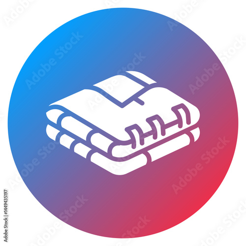 Winter Blanket Vector Icon