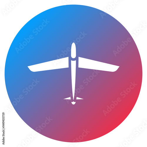 Glider Vector Icon