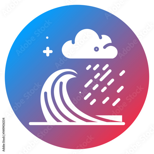 Storm Surge Vector Icon