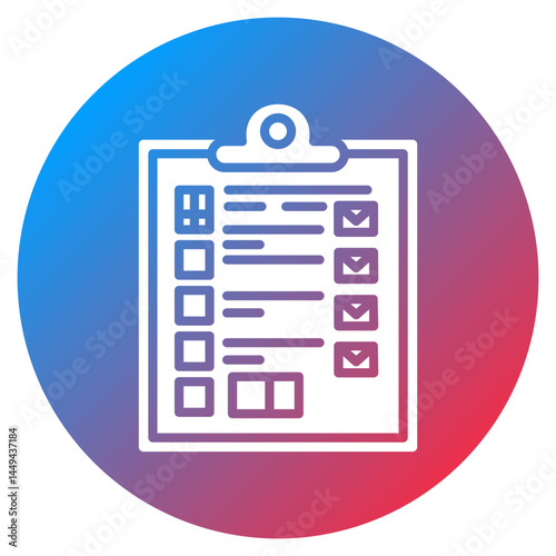 Cargo Manifest Vector Icon