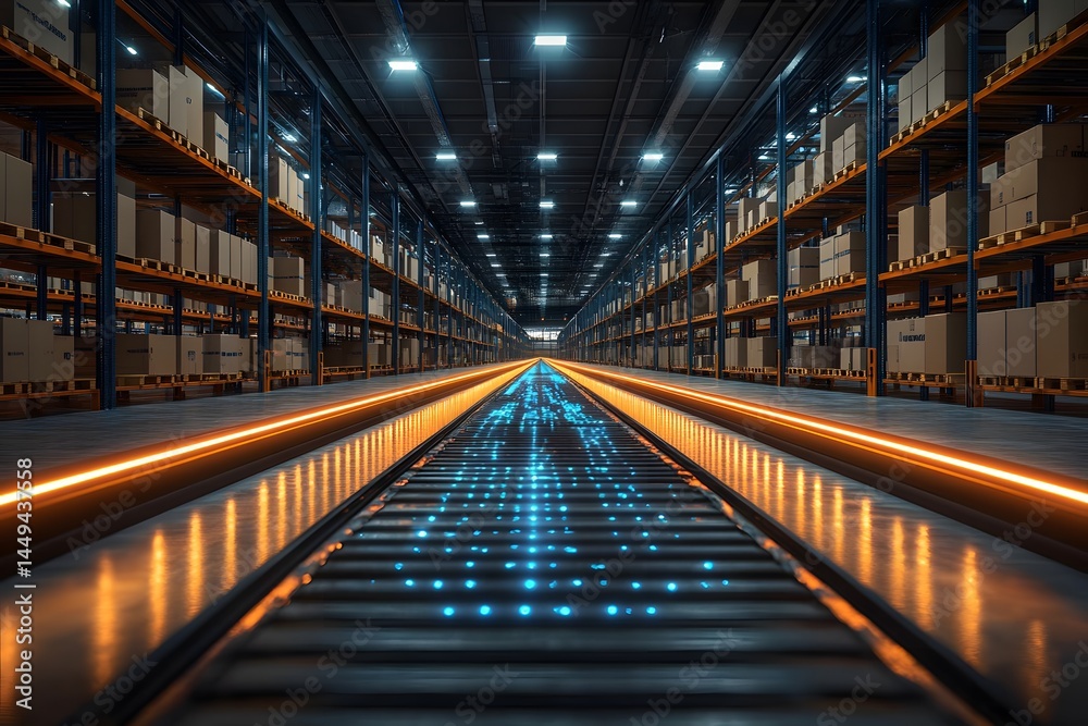 Augmented reality in warehouse system identifying packages and optimizing delivery in modern supply chain operations
Augmented reality in warehouse system identifying packages and optimizing delivery in modern supply chain operations