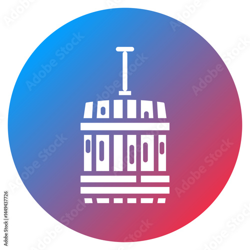 Cider Press Vector Icon